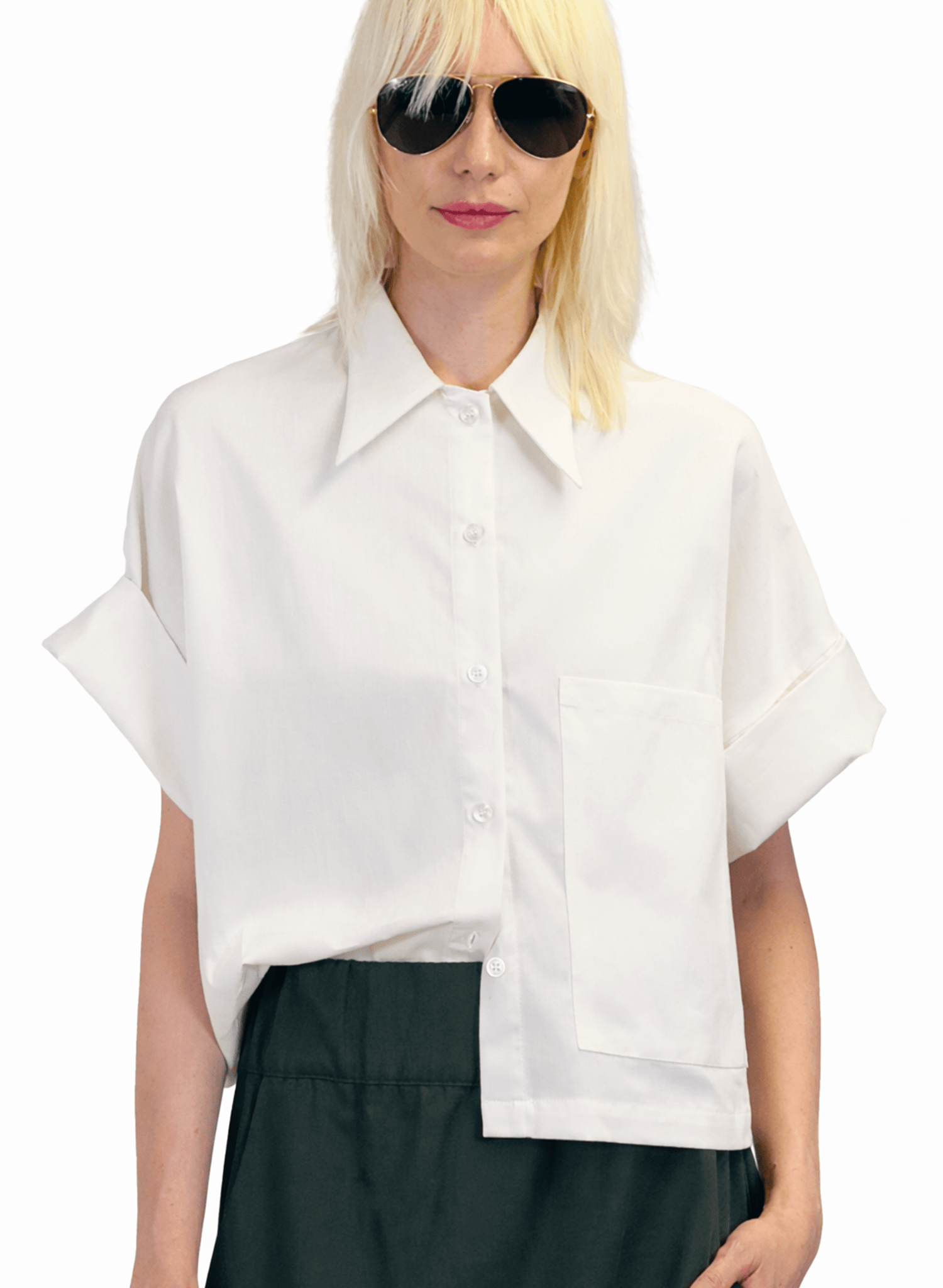 Petite Chemise - White - Meg