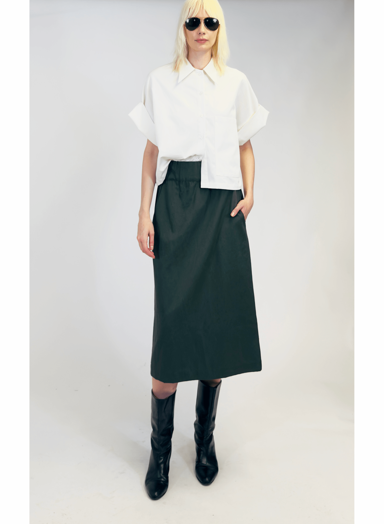 Petite Chemise - White - Meg