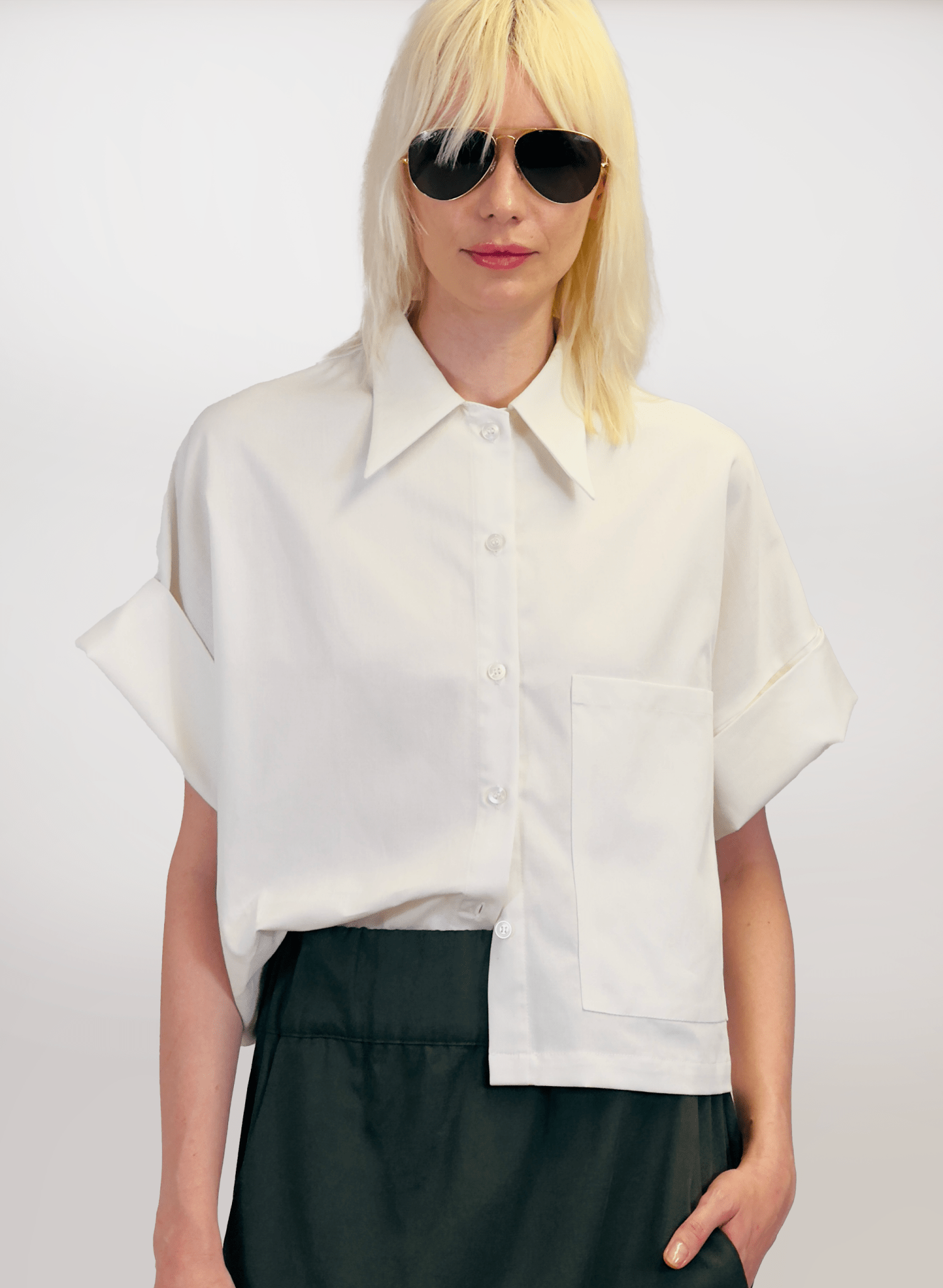 Petite Chemise - White - Meg