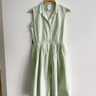 Pleated Sleeveless Dress (RESALE ITEM) - Mint - M - Meg