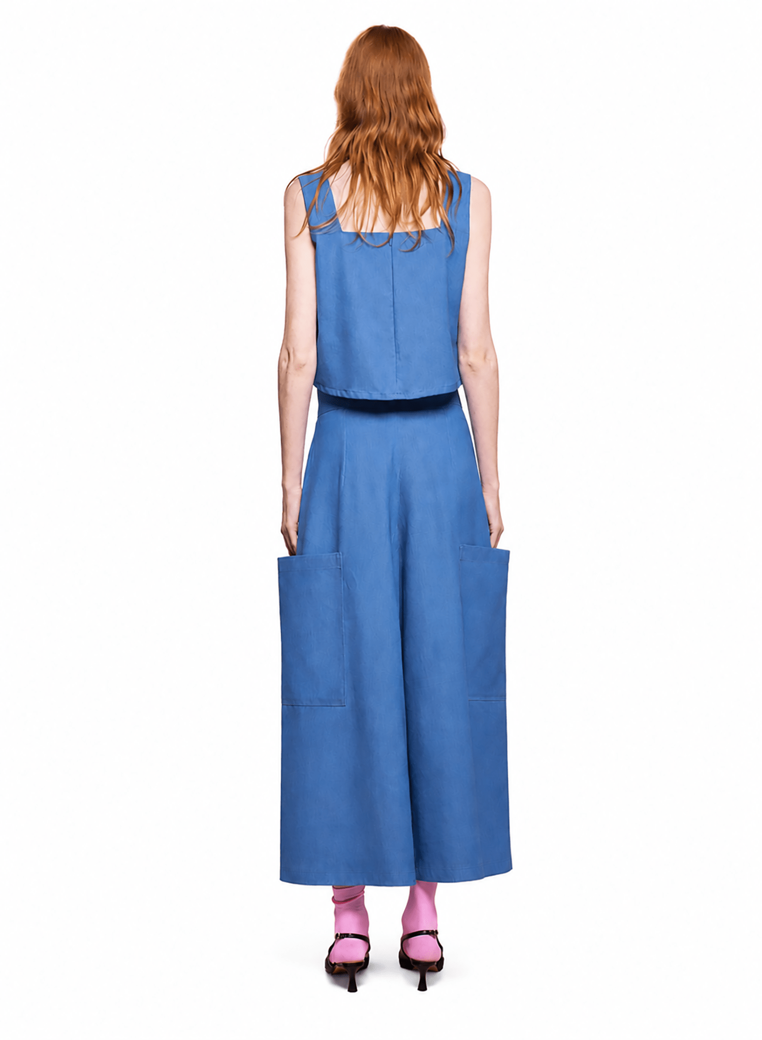 Pocket Culotte - Light Blue Denim - Meg