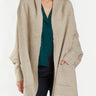 Pocket Shrug Cape Cardigan - Beige - Meg