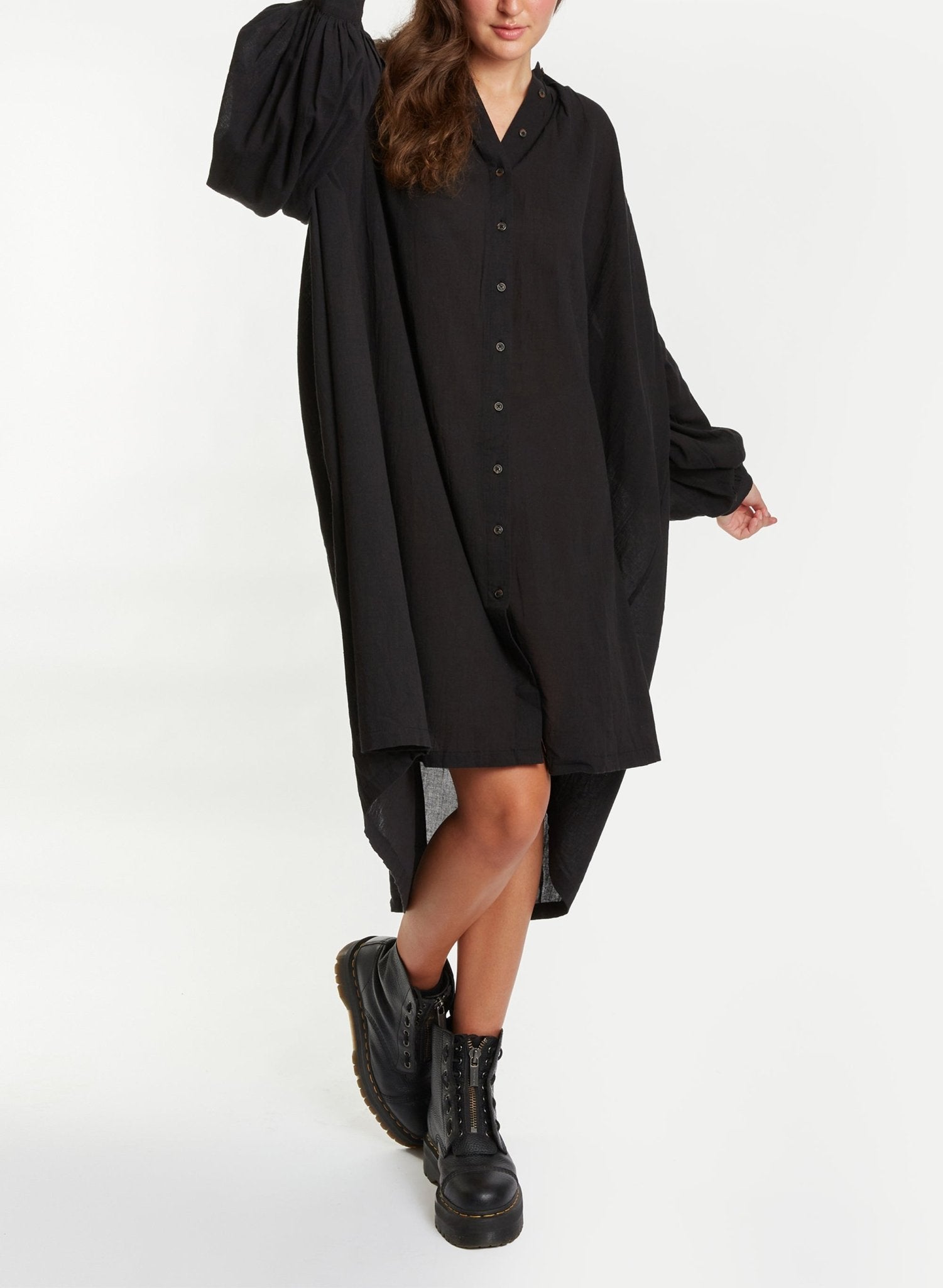 Poet Dress - Black - Meg