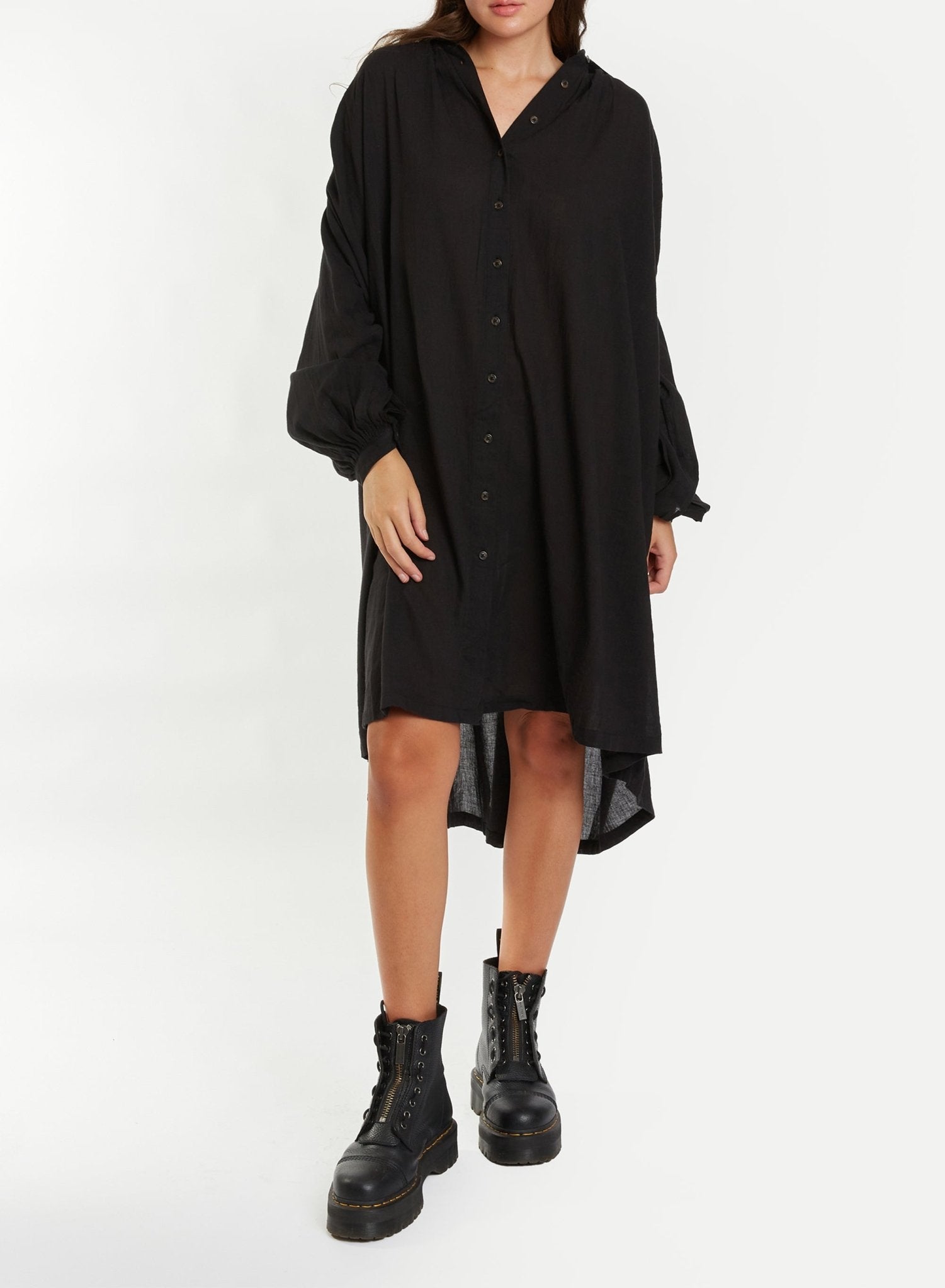 Poet Dress - Black - Meg