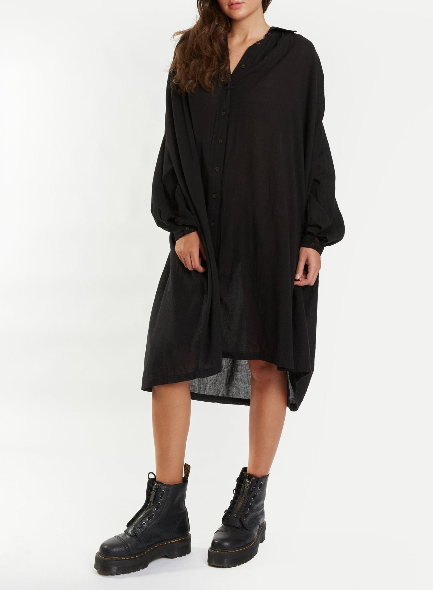 Poet Dress - Black - Meg