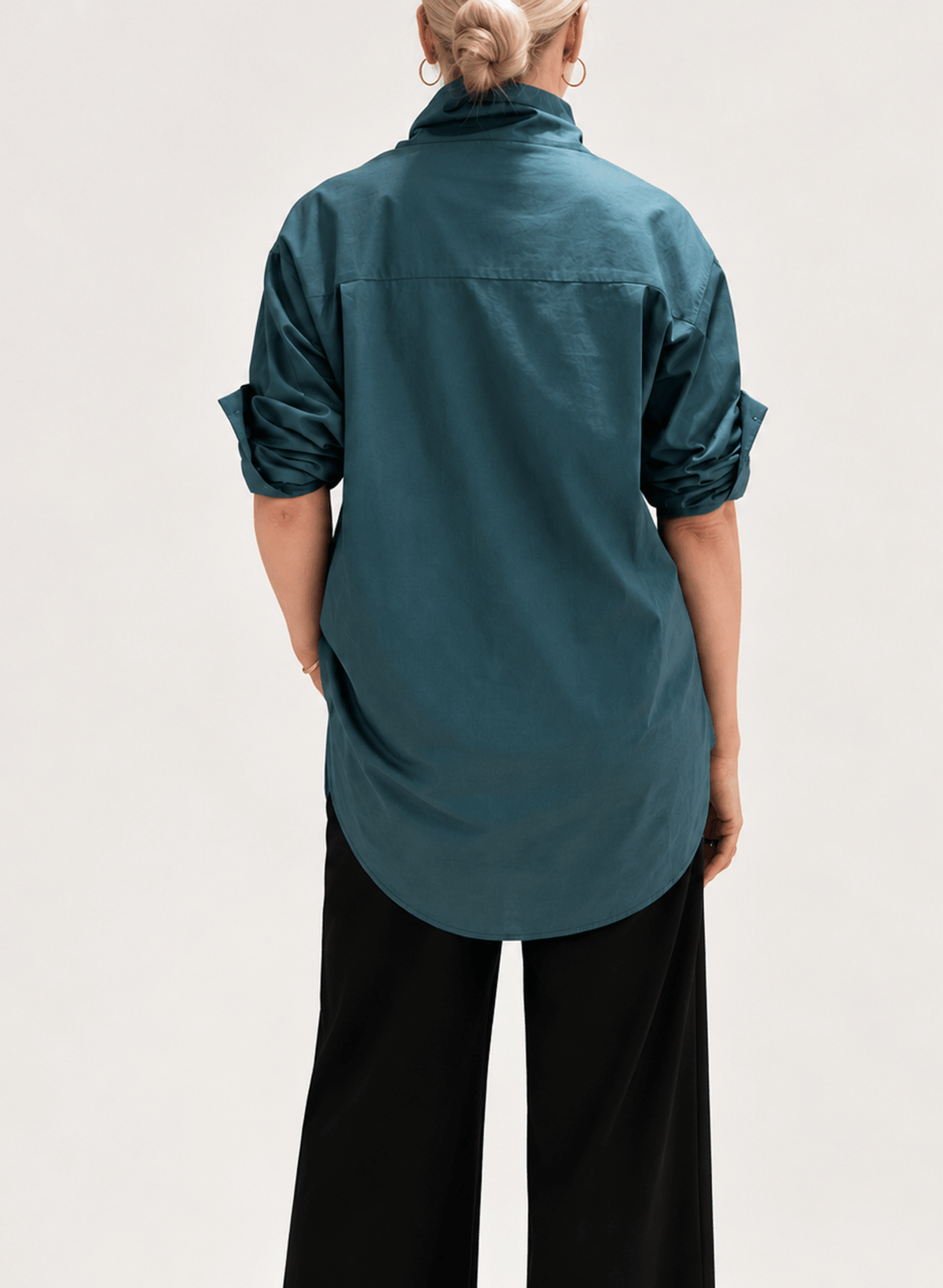 Popover Shirt - Teal - Meg