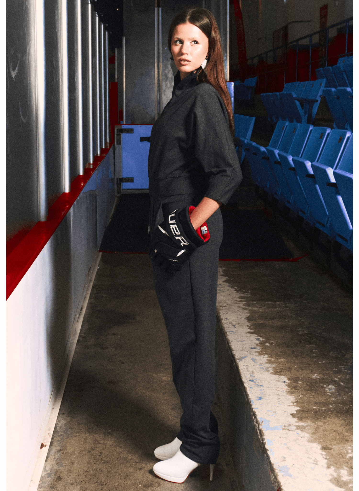 Power Play Jumpsuit - Charcoal (PRE-ORDER) - Meg