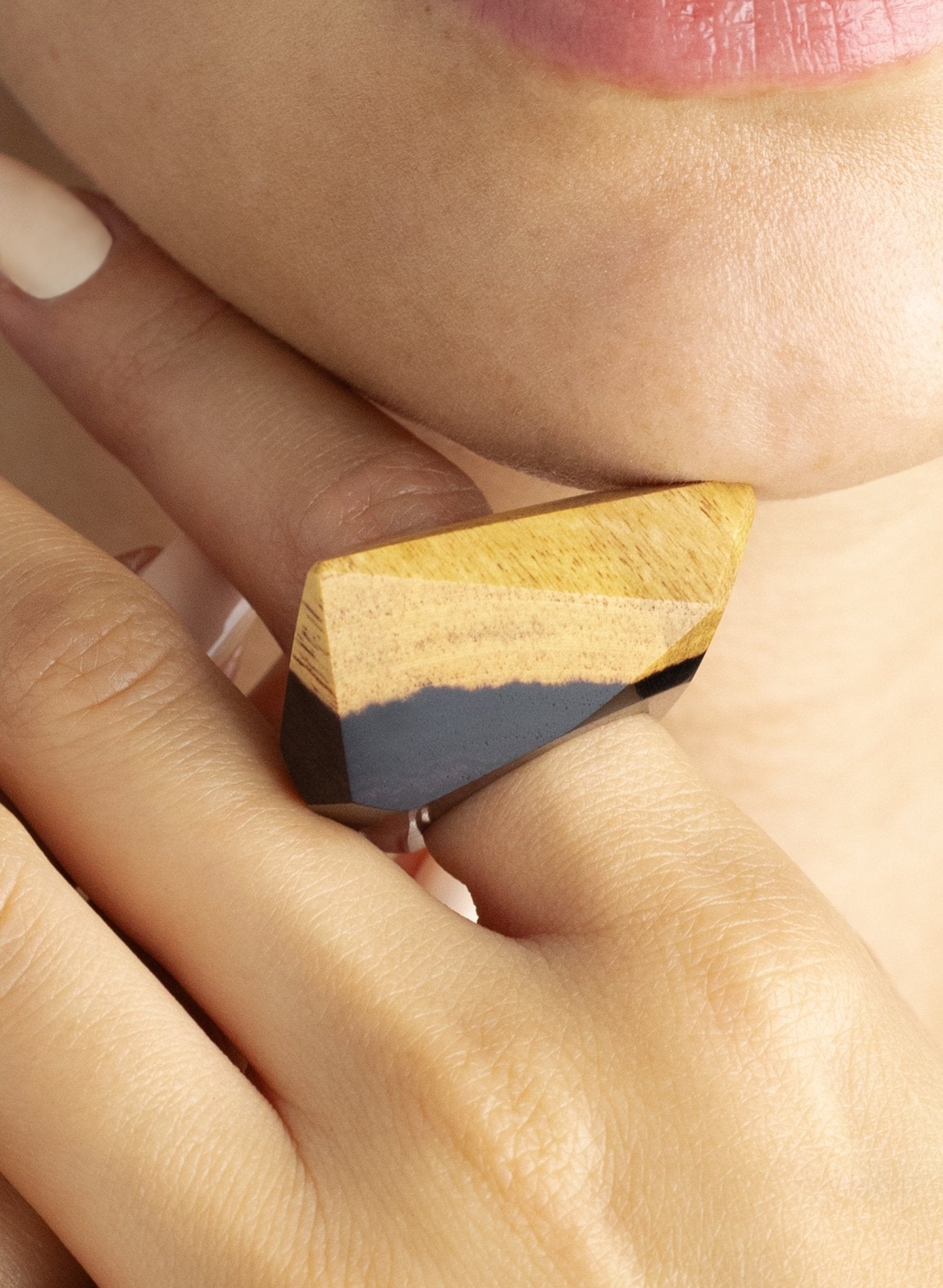 Pride & Archive - Geometric Ring - Kingwood - Meg