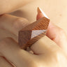 Pride & Archive - Geometric Ring - Leopardwood - Meg