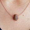 Pride & Archive - Nugget Necklace - Leopardwood/Rose Gold - Meg