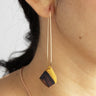 Pride & Archive - Teardrop Earrings - Kingwood/Gold - Meg