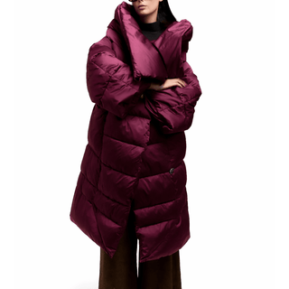 Puffer Coat - Burgundy - Meg