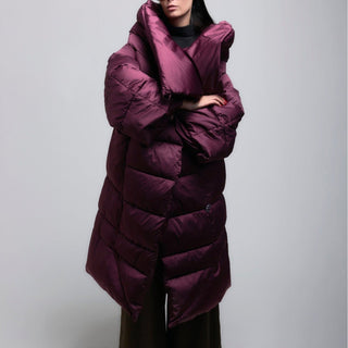 Puffer Coat - Burgundy - Meg