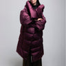 Puffer Coat - Burgundy - Meg