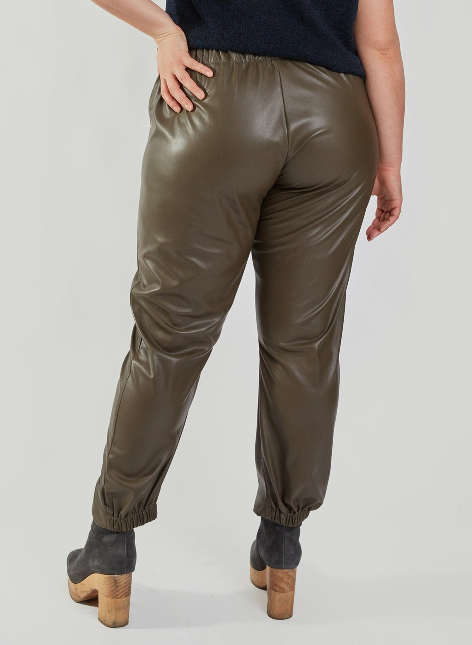 Raul Pant - Taupe Pleather - Meg