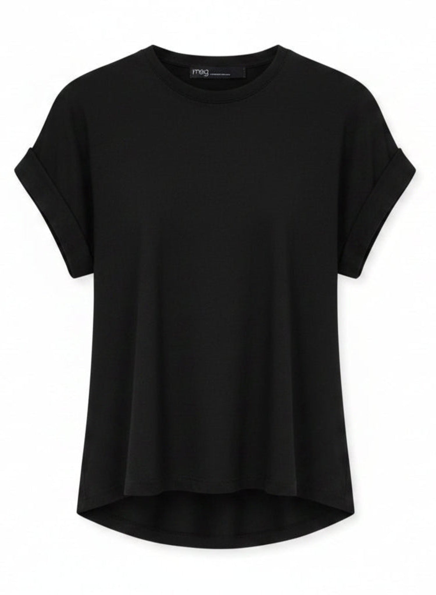 Relaxed Fit Tee - Black - Meg