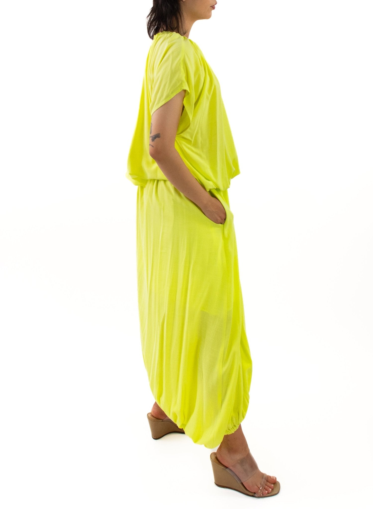 Renegado Drawstring Top - Citrus - Meg