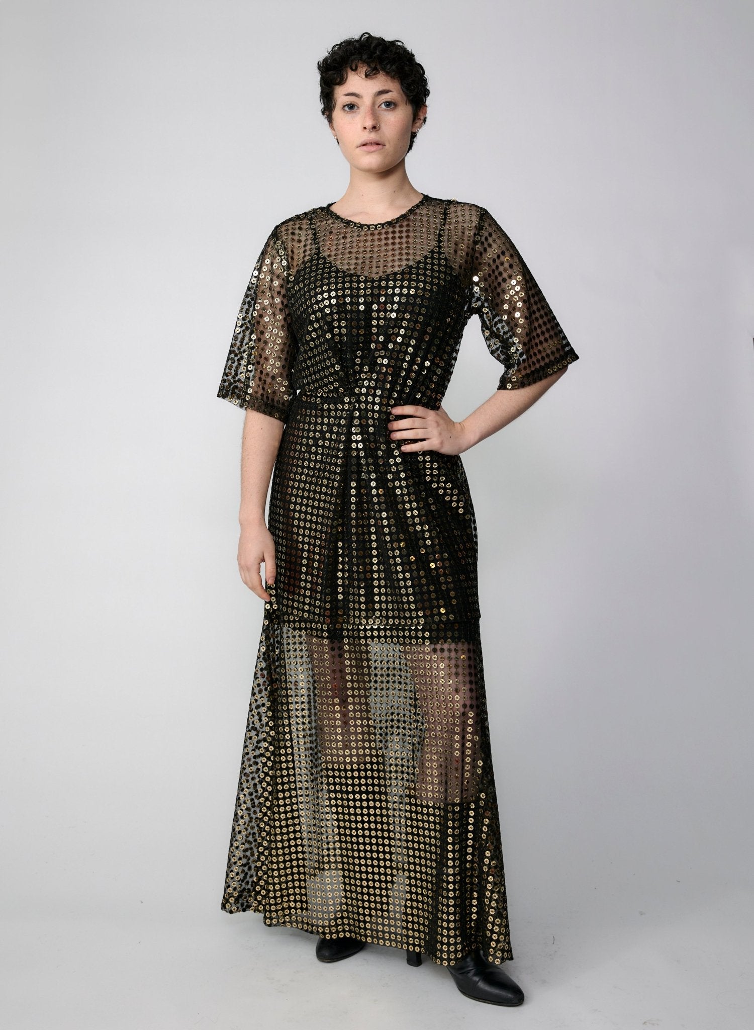 Rialto Dress - Gold Sequin - Meg