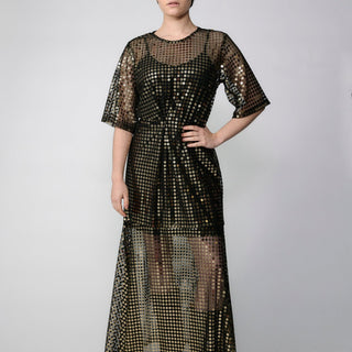 Rialto Dress - Gold Sequin - Meg