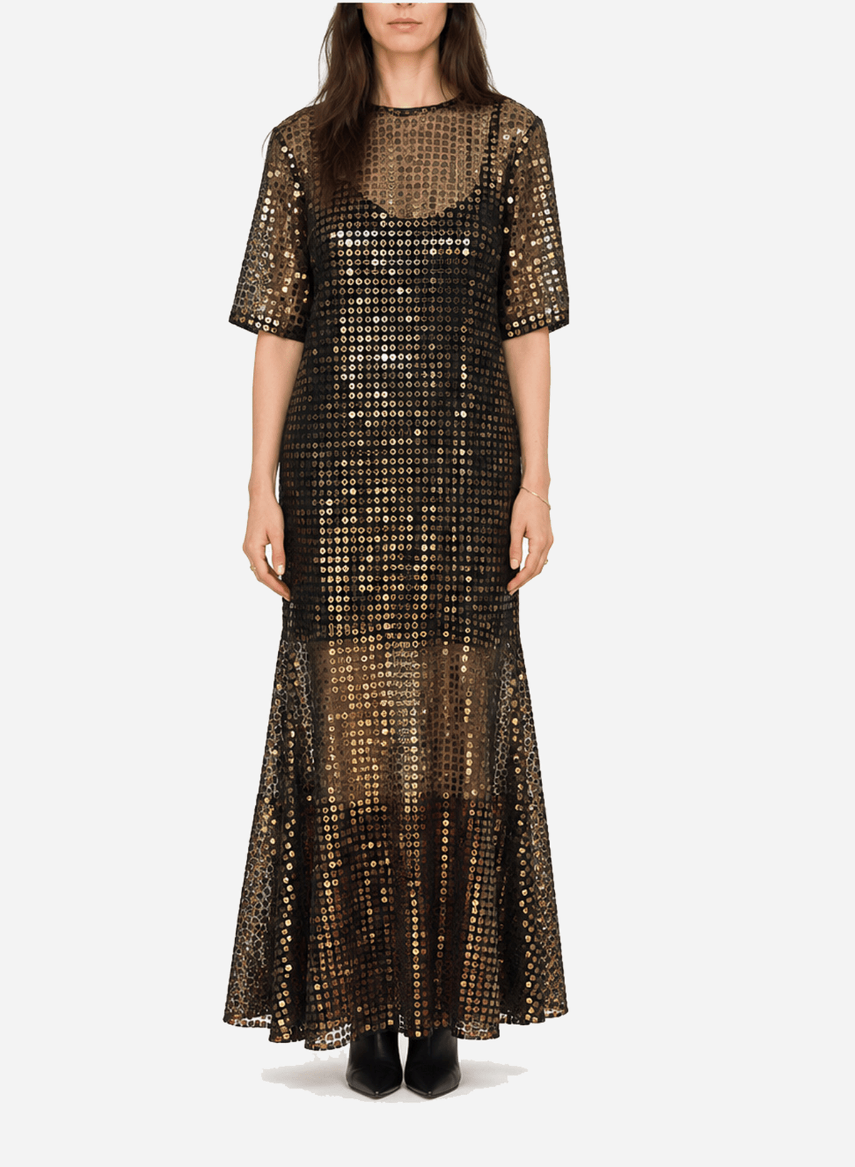 Rialto Dress - Gold Sequin - Meg