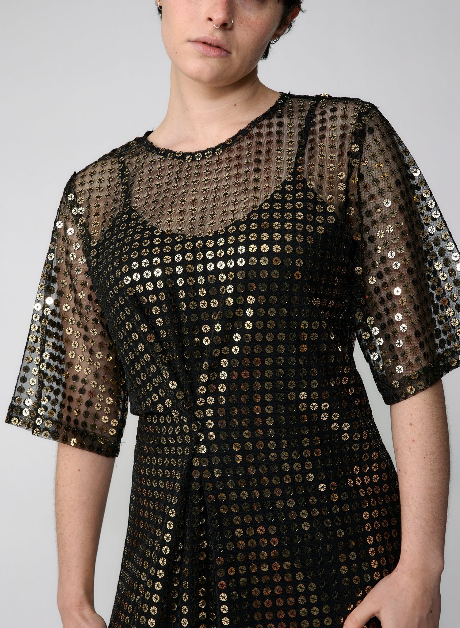 Rialto Dress - Gold Sequin - Meg