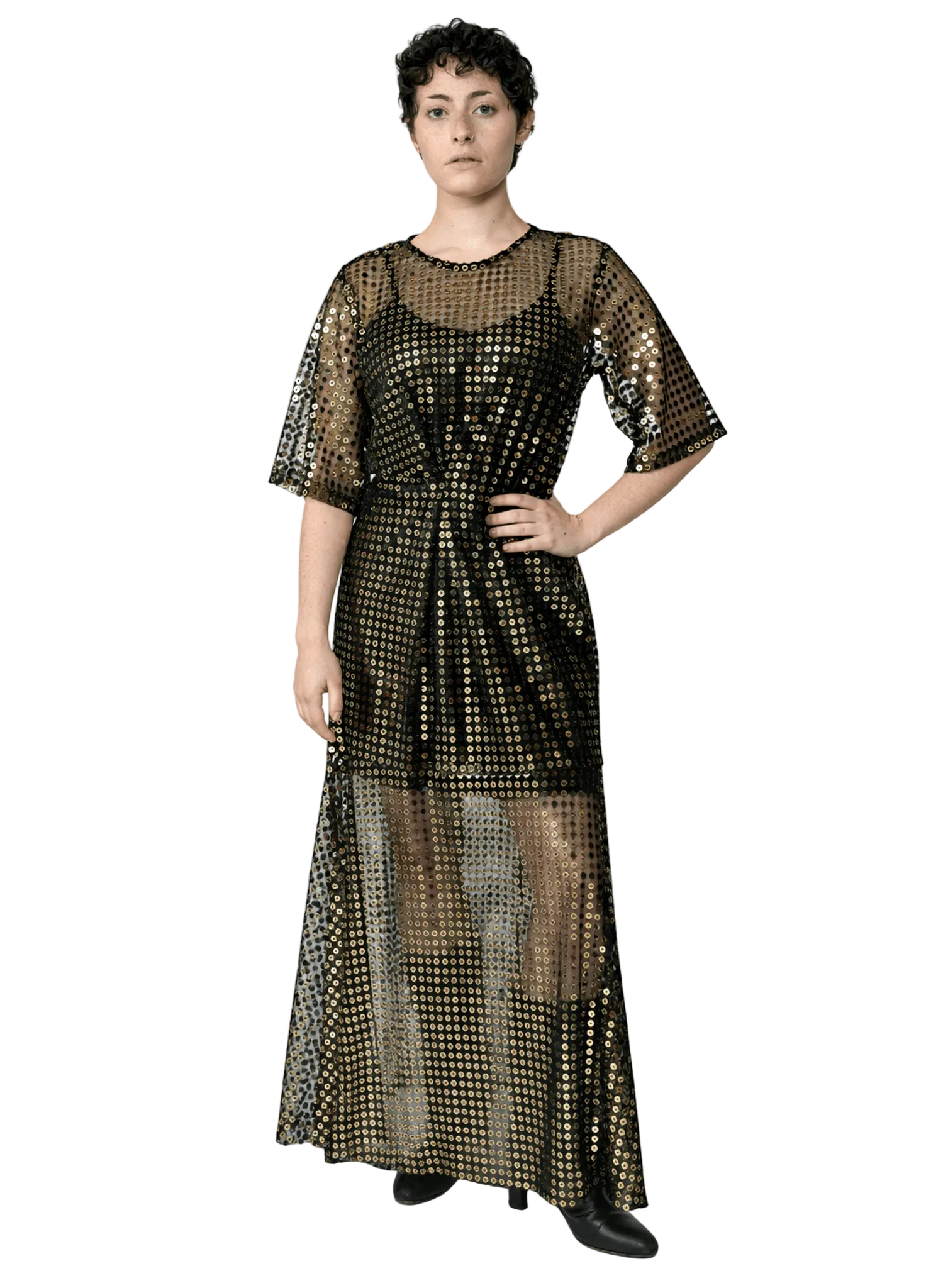Rialto Dress - Gold Sequin Meg Rialto Dress - Gold Sequin Meg