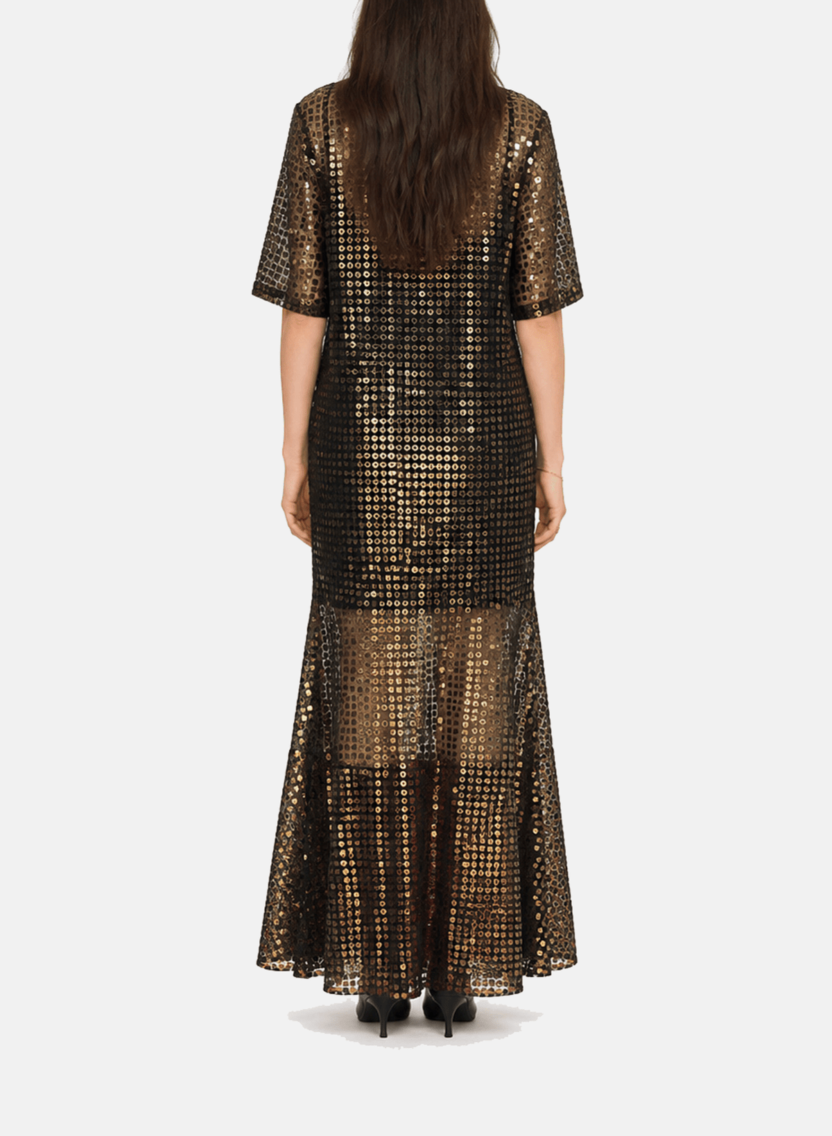 Rialto Dress - Gold Sequin - Meg