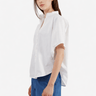Rounded Hem Shirt - White - Meg