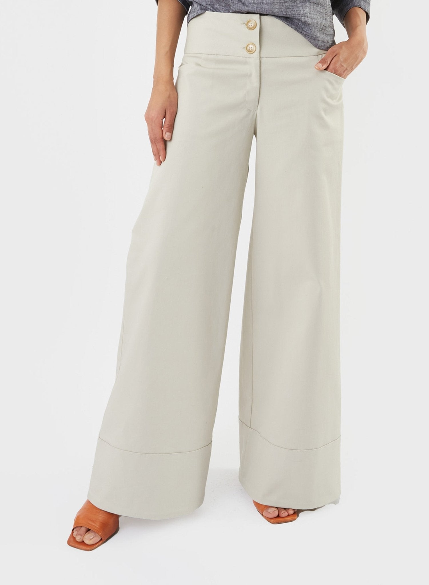 Sabine Pant - Ivory - Meg