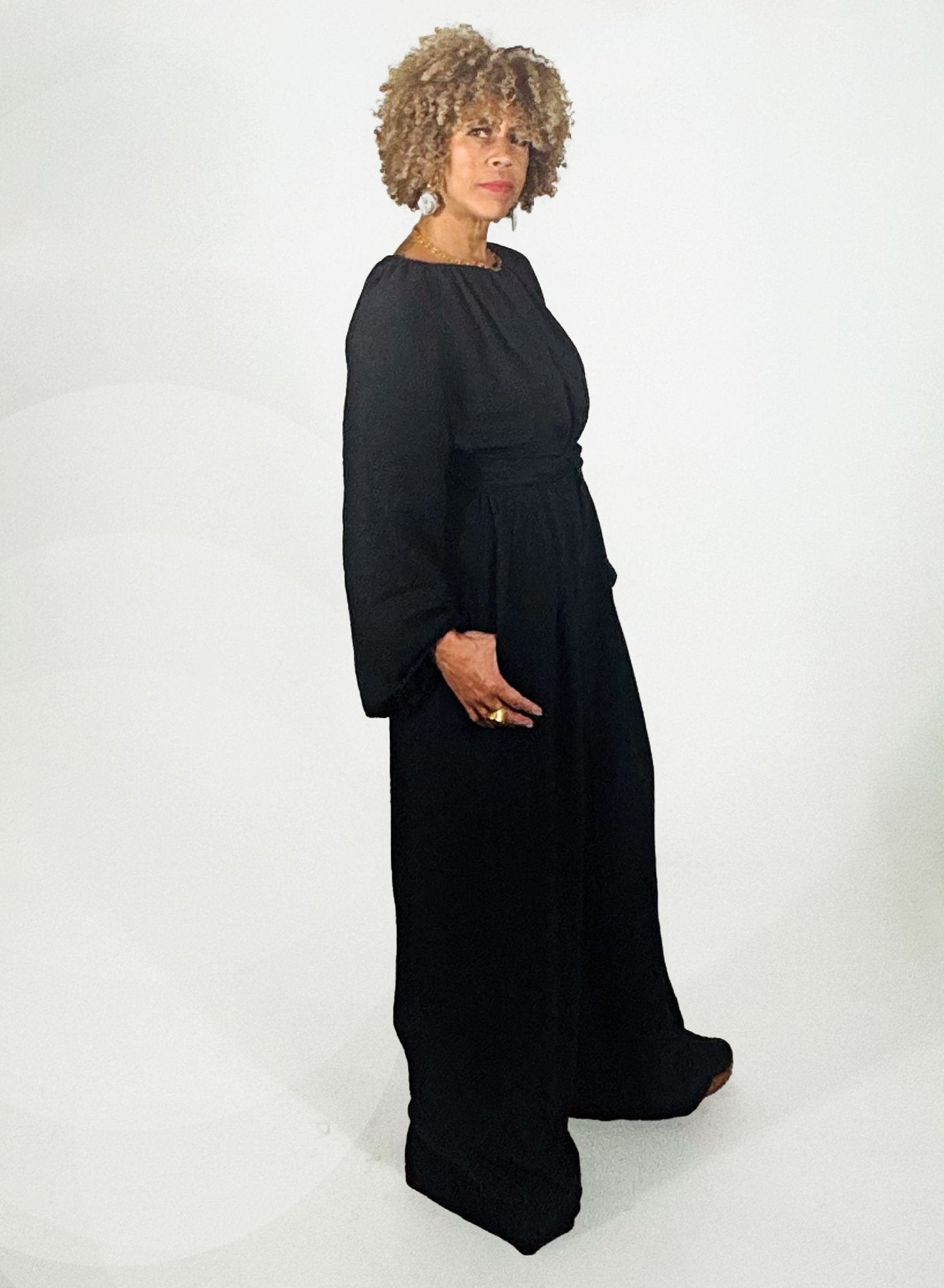 Sahara Gathered Jump - Black - Meg