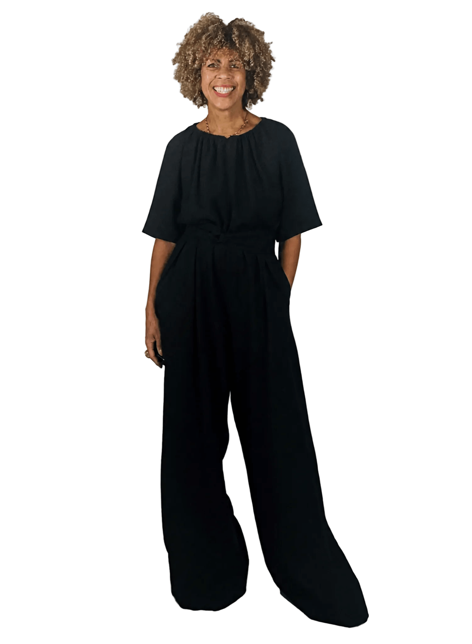 Sahara Gathered Jump - Black - Meg