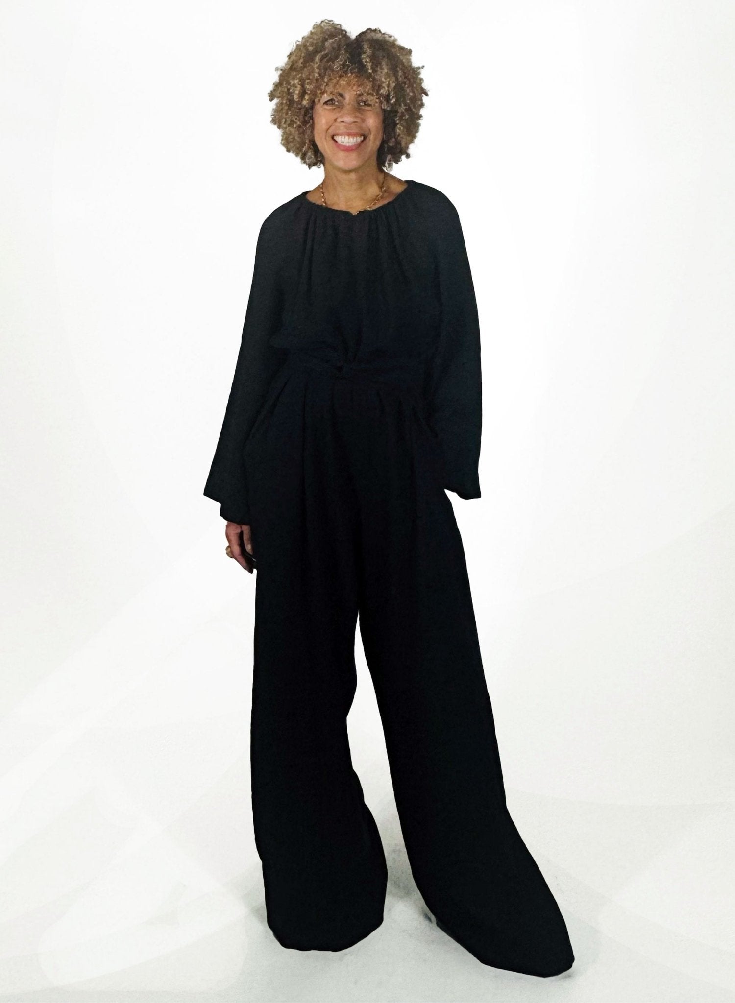 Sahara Gathered Jump - Black - Meg