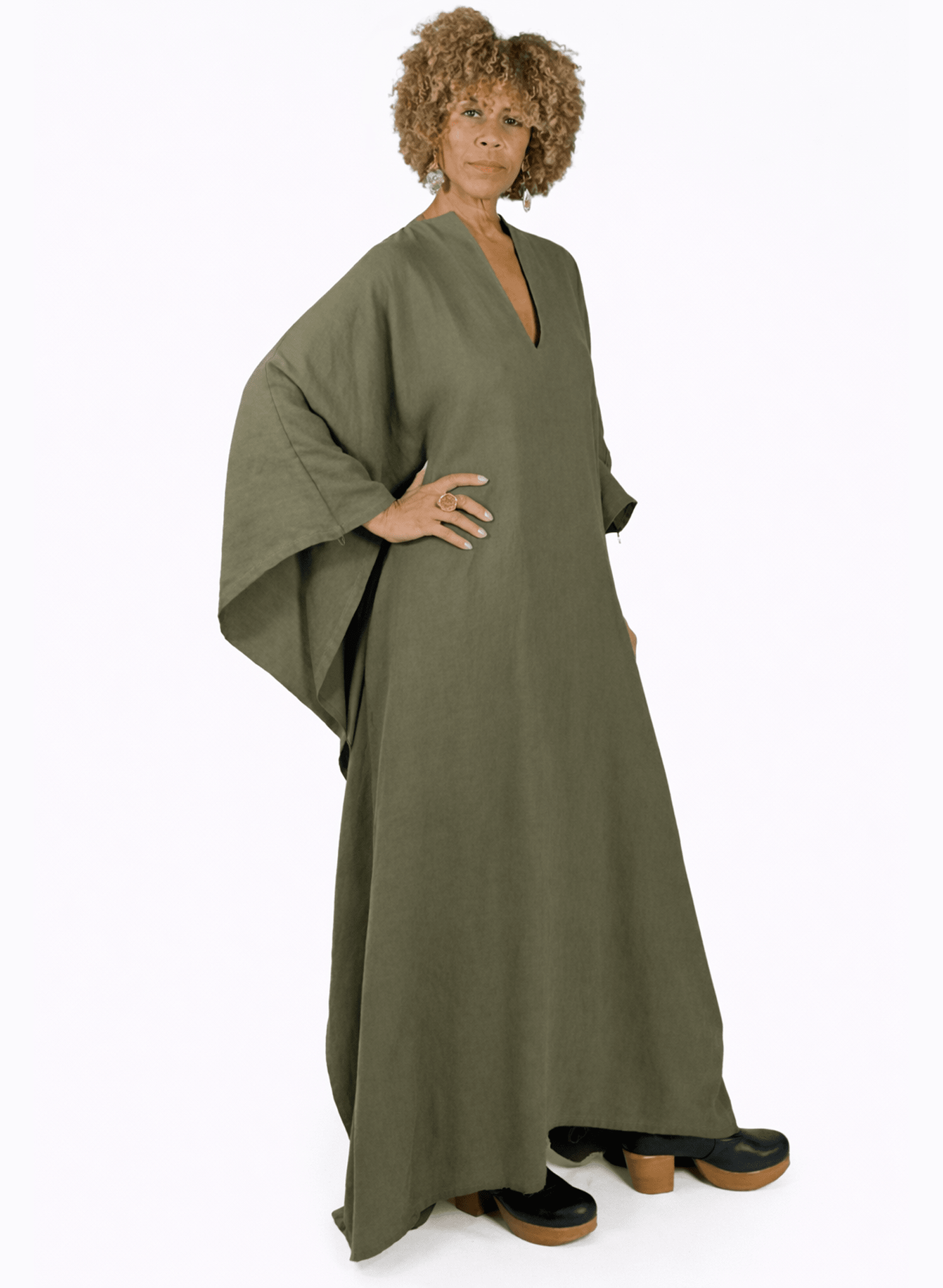 Sahara Kaftan - Olive - Meg