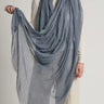 Sheer Long Scarf - Denim - Meg