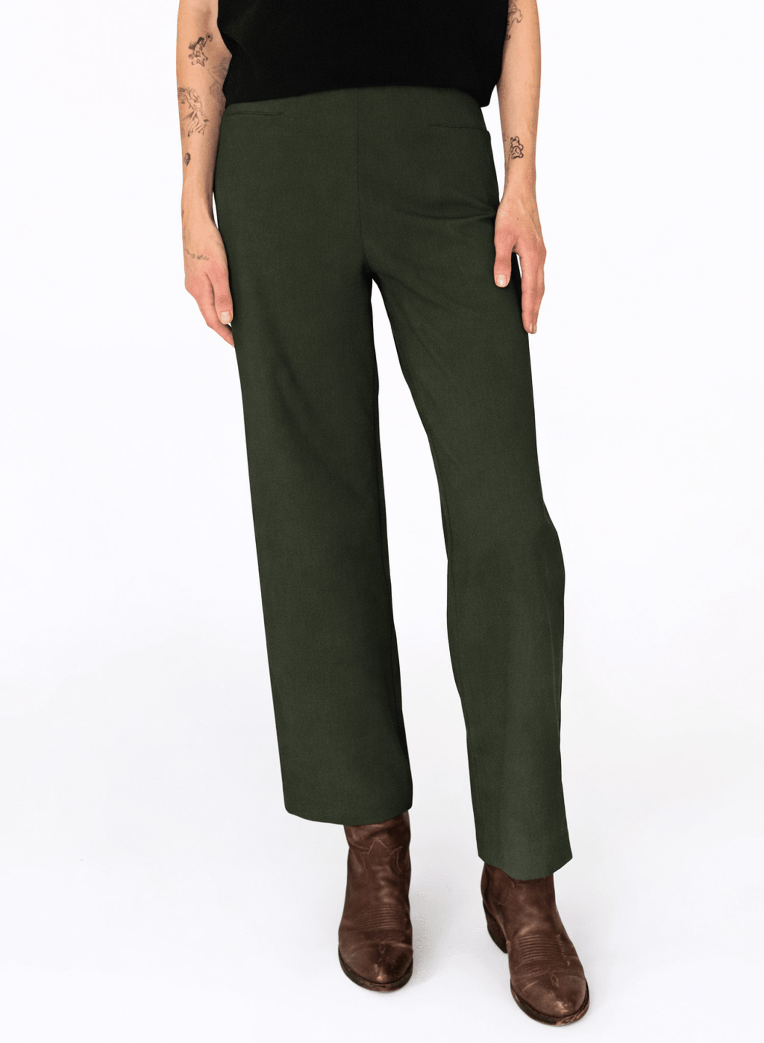 Short Odette Pant - Olive - Meg
