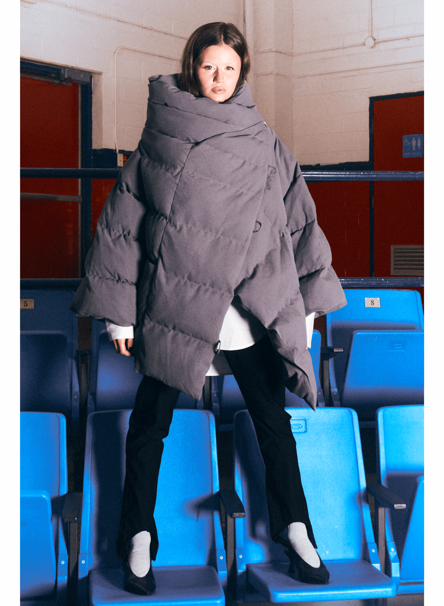 Shortie Puffer Coat - Dark Grey (PRE-ORDER) - Meg