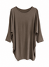 Side Slit Top - Taupe - Meg