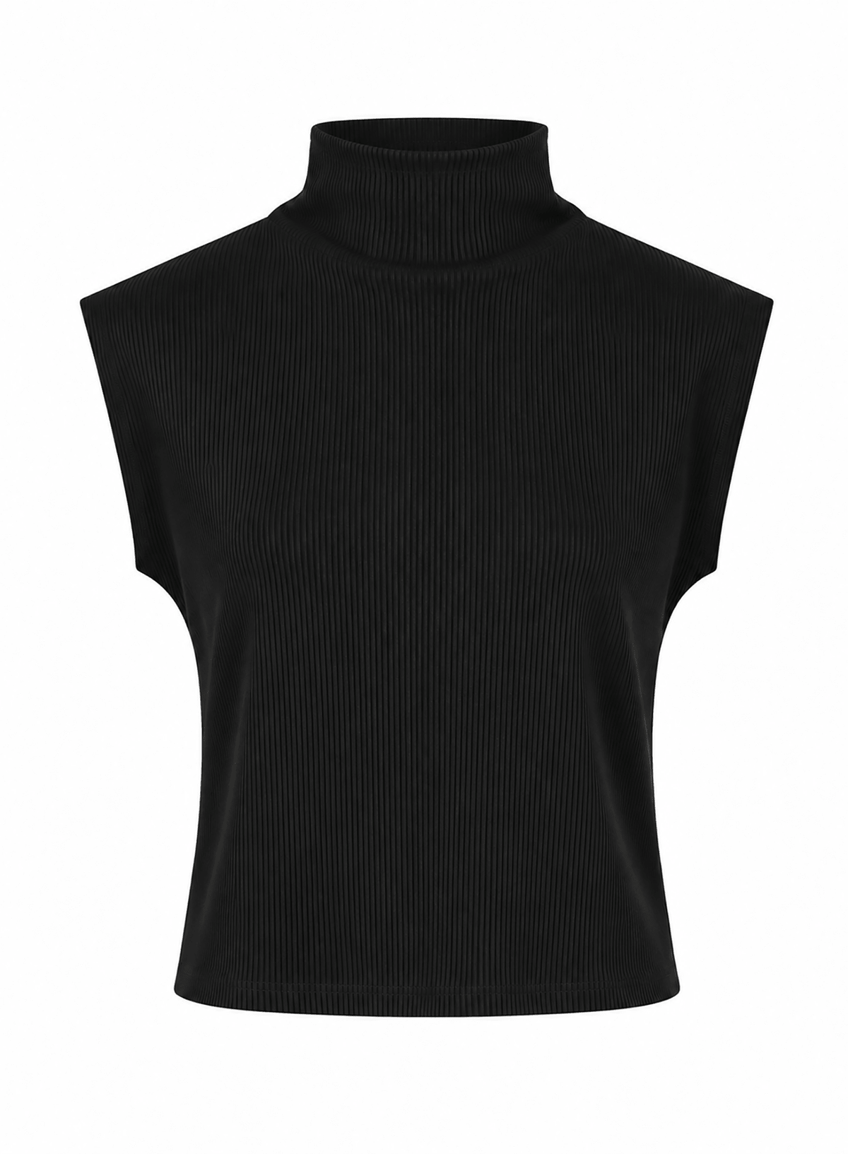 Sleeveless Skinny Top - Black - Meg