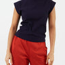 Sleeveless Skinny Top - Navy - Meg