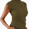 Sleeveless Skinny Top - Olive - Meg