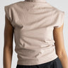 Sleeveless Skinny Top - Sand - Meg