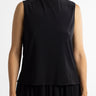 Sleeveless Turtleneck Top - Black - Meg