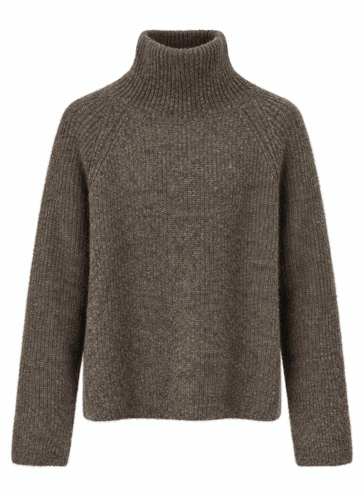 Soft Funnel Neck Sweater - Fawn - Meg