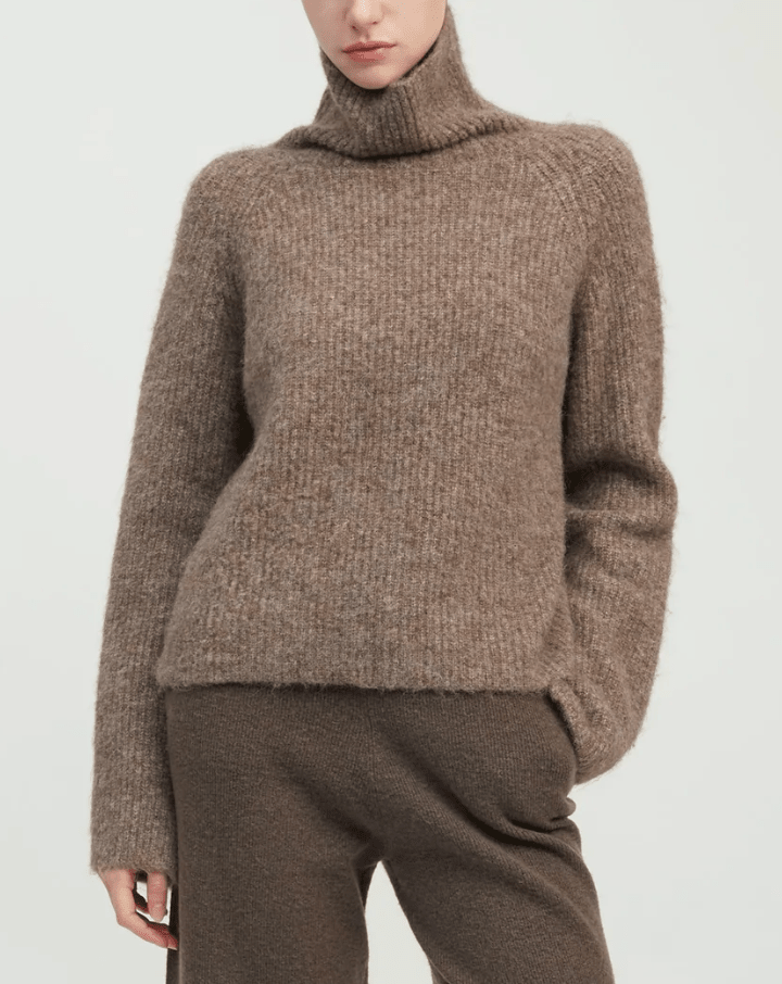 Soft Funnel Neck Sweater - Jupiter - Meg