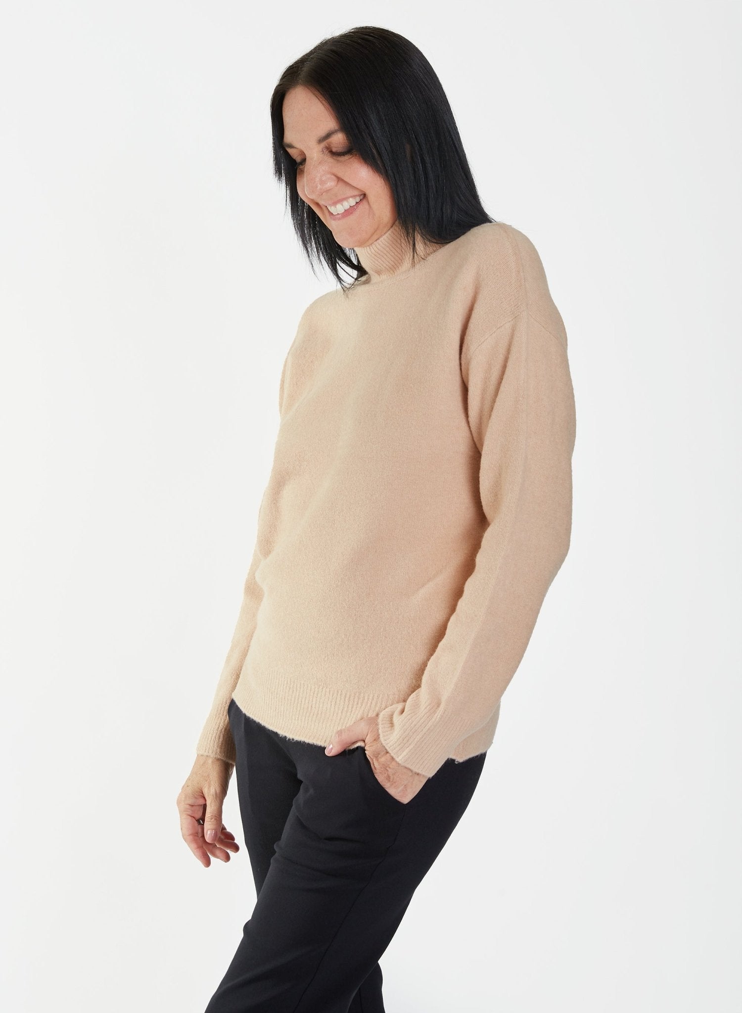 Soft Turtleneck - Camel - O/S (RESALE ITEM) - Meg