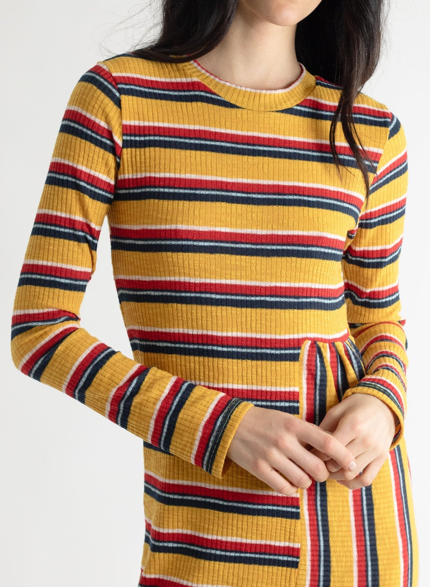 Sonia Dress - Marigold Stripe - Meg