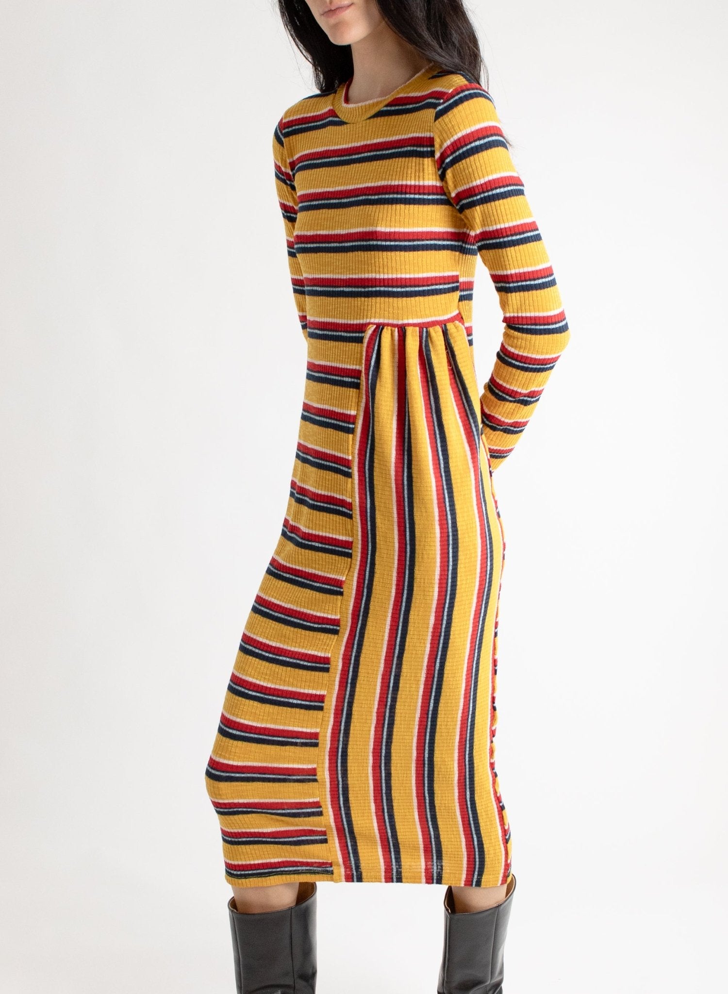 Sonia Dress - Marigold Stripe - Meg