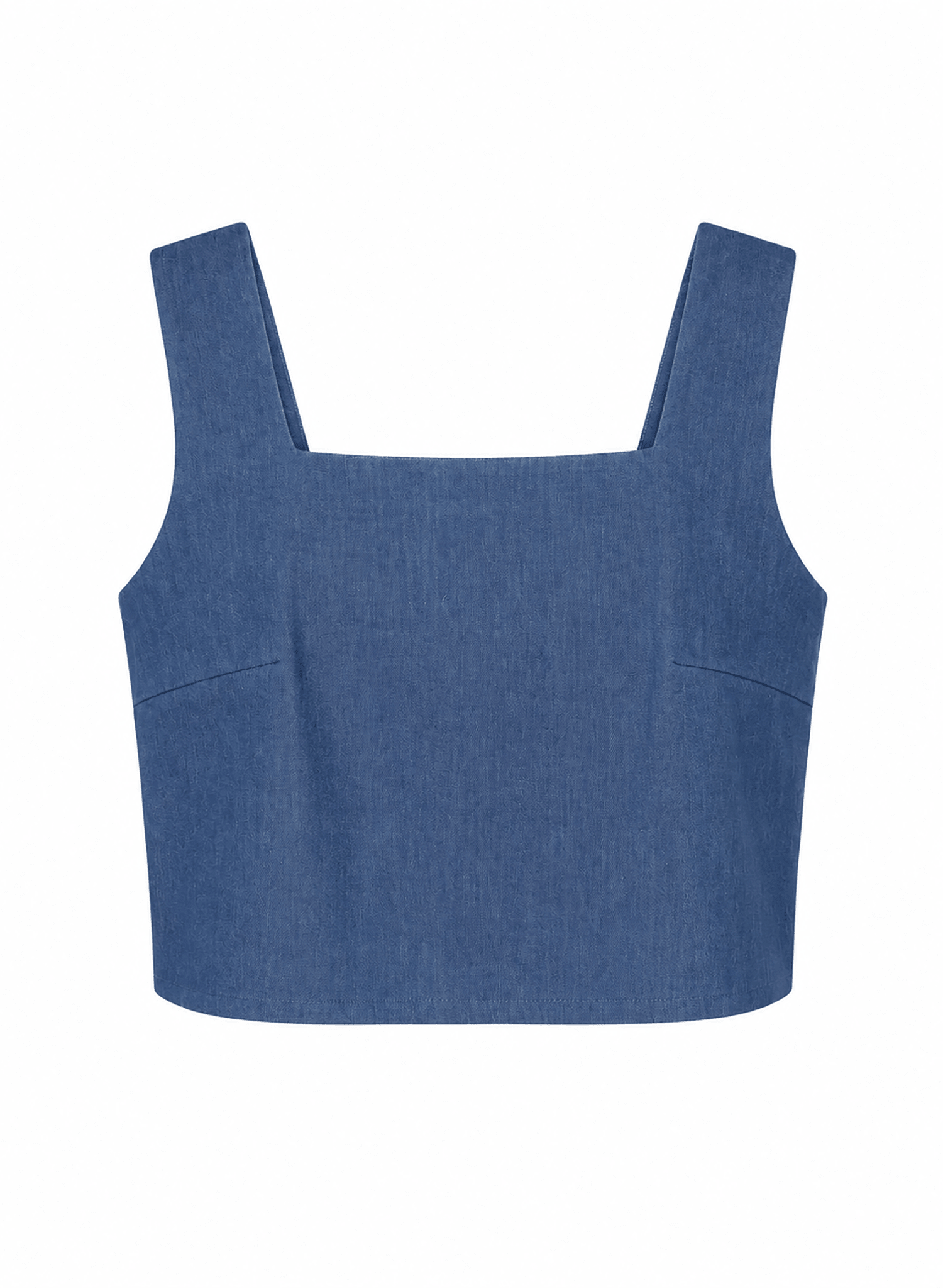Square Top - Light Blue Denim - Meg