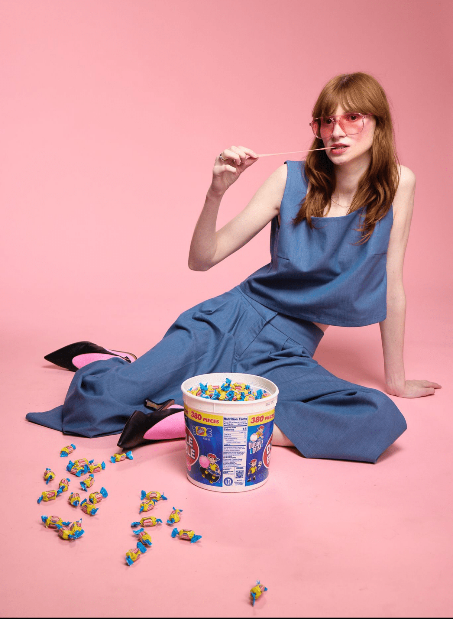 Square Top - Light Blue Denim (PRE - ORDER) - Meg