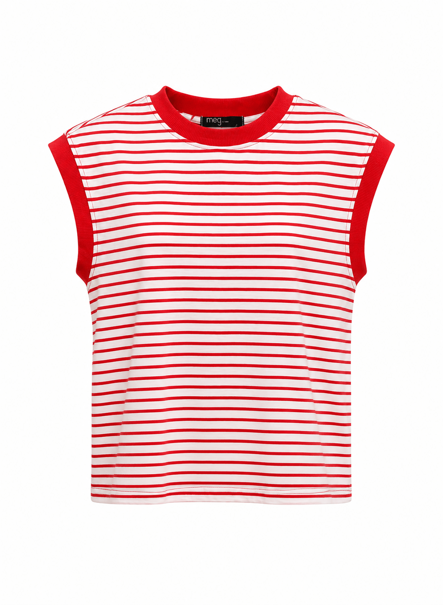 Stripe Tee - Red - Meg